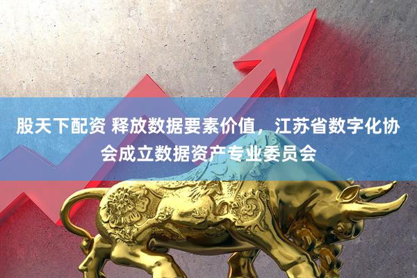 股天下配资 释放数据要素价值，江苏省数字化协会成立数据资产专业委员会